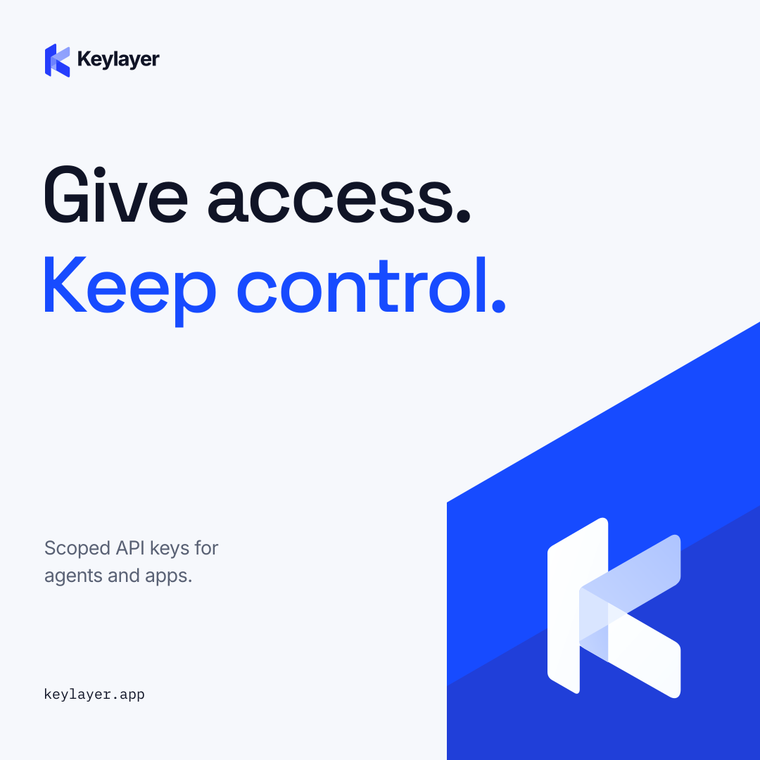 Keylayer square campaign: Give access. Keep control.